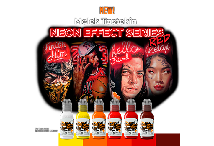 Melek Tastekin Red Neon Effect Series Set